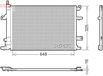 DENSO DCN33017 Condenser 30648954 30781281 VO5138 8FC351304451 31267200 60595138 940103 814319 8113023 35739