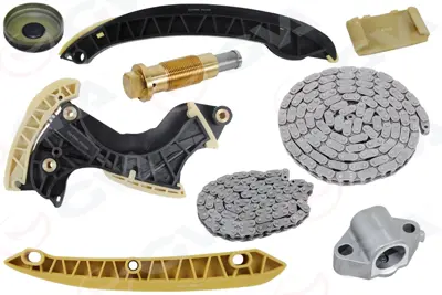 GVA 59C9918 Eksantrik Zincir Seti Mercedes M271 Kompressor W20 A0009932176 V3451048 49972494 59399 711211 DTCK101NG KT2014 210206 ZV45NR 44043MR