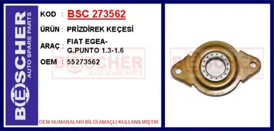 İthal 273562 Prizdirek Keçesi Fiat Egea-G.Punto 1.3-1.6 55273562 55210247