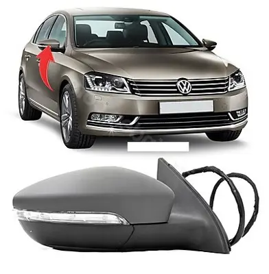 PRO-A 291404 Ayna Komple Sag 6 Pin Passat 2010-2015 3AA857508 10468802 3370217 5740808 3C8857538GRU 3C8857522 2248124 6140163 3C8857538 10472802