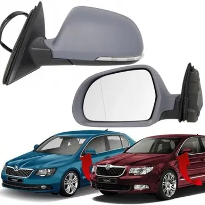 PRO-A 291471 Ayna Komple Sol Cevre Aydinlamali Katlanir 13 Pin 3T1857507CB