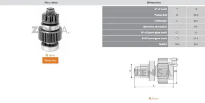 ZEN 1097 10 Dis Toyota Camry 2.0d-Corolla 1.8-2.0d-Hilux 3. 0283004011 0283004081 028300408