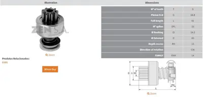 ZEN 1364 9 Dis Clark-Fiat Allis-Komatsu-Massey Ferguson 54605901 2006209401 2006209421 1358048 2006209422 1360037 549108ZEN 1359043 5491081 1360023