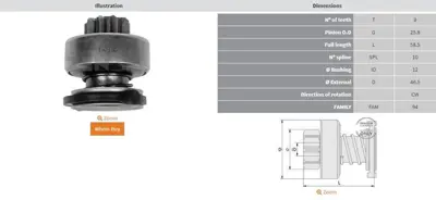 ZEN 1474 9 Dis Land Rover Defender 90-110-Discovery-Range R 1006209605 1107067 1006209550 549135 1107060 1006209828 1211248 1113005 1211239 1208715