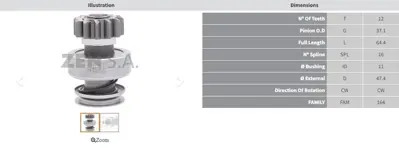 ZEN 2019 12 Dis Gm Tracker 1.0-1.2 At Start-Stop 1006210535 0001170663 55514717