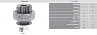 ZEN 2061 11 Dis S60-V40 1.5-2.0-S80 2.0-Xc60-Xc70-Xc90 2.0 116682 88621308601 V10770046 16SKV404 47245 4L0862153B 461860521 2315011 610117 4L0862153D