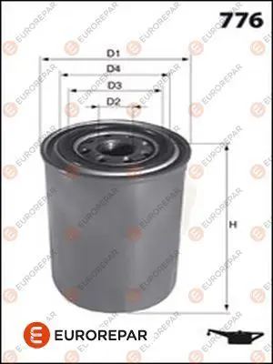 PSA 1611659580 E-Yag Filtresi K288606 KO094 263104A010 1611659580 H10W20 263104A000 ADG02121 FOK06S SP1228 10K0006