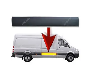VORTEX V2206551 Kaplama Sag Yan Kapi Crafter Sprinter 06> V2206551
