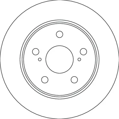 TRW DF6773 Fren Disk Arka 2745(Toyota Corolla 18 Vvti Hybrid 2019 ) 42431-02320