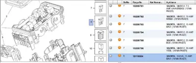 PSA 19119304 Fuse 19119304