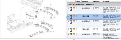 PSA 13309302 İzalas. Fren Boru Alt Sağ A10001 INSIGNIA A 13296366 13309302 212125 212576
