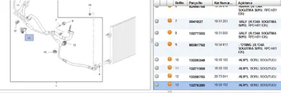 PSA 13276280 Klips 13276280 1850152