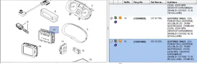 PSA 13373980 Part 1236093 1236736 13255825 13301082 13373980 6236523