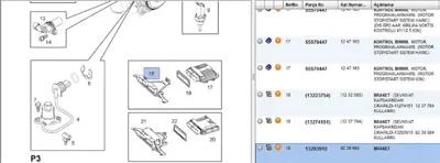 PSA 13293910 Braket Motor Kontrol Ünitesi Dizel CORSAD 1237784 13274151 13293910 6239984