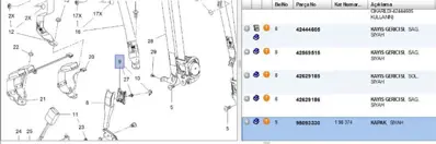 PSA 95093330 Part 198354 198374 95093330 95913314