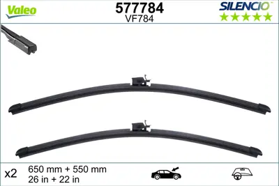 Valeo 577784 Silecek Supurgesi Mercedes Gle V167 X167 19> A1678209201