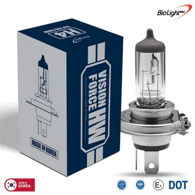 BIOLIGHT H00401 Halogen Far Ampulu H4 12v 60 55w.P43t H412V