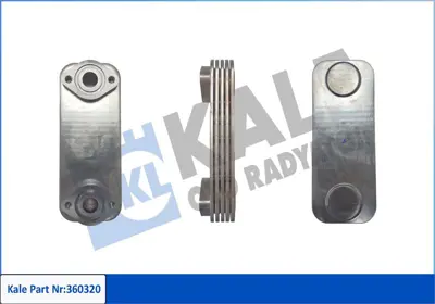 KALE 360320 Motor Yag Sogutucu Iveco Eurocargo I 3.9 91-02; 99437158 7152002