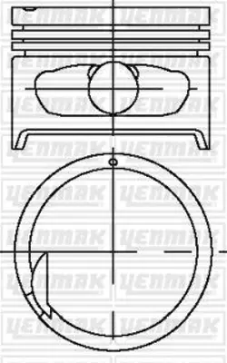 YENMAK 36-04484-075 Piston-Sgm Adet 075 95-00 Accent 1.5 -76.25- Tpr [u.K] YNM-36-04484-075