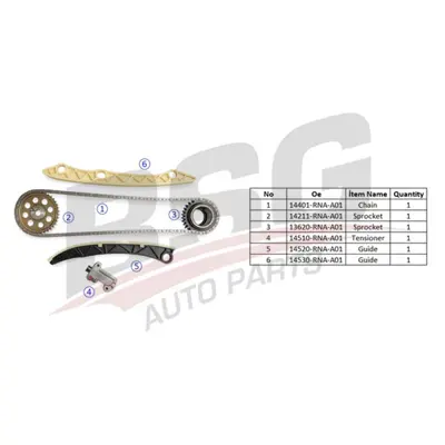 BSG 35-102-002 Eksantrik Zincir Seti 14401RNAA01