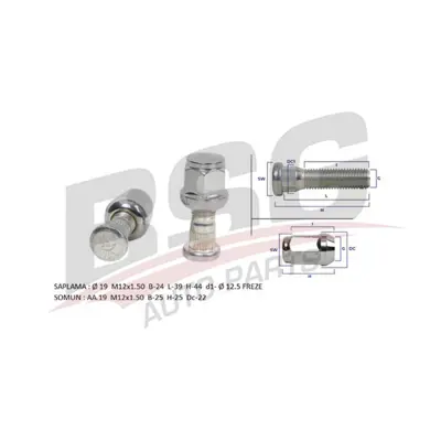 BSG 35-230-005 Bijon Somunu 90304SELT91