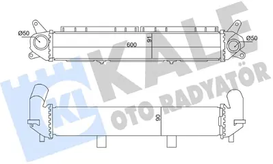 KALE 375840 Turbo Radyatörü 2827003110
