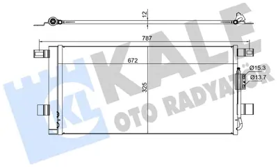 KALE 382910 Klima Radyatörü 80A816411