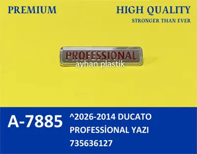 AYHAN PLASTIK A7885 Professional Yazi  Fiat Ducato 14-25  735636127