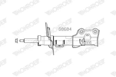 MONROE G8684 On Amortisor Sag Gazli Ford Focus Iv 10 Ecoboost 15  20 Ecoblue Tournier 8DB355006171 WP8453 T0814 811029237 986424449 217105 2840918 BS1046 QHR306 DB400