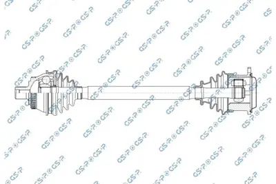 GSP 299119 On Aks Sol Passat 97>05 Audi A4 95>01 Superb 02>08 8D0407272BP AU3336 V1277 5290Z 8D0407272EJ 9254AT 8B0407272BP 3375800 T78247A JZW407452EX