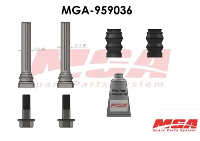 MGA 959036 Kaliper Burc Tamir Takimi On Civatali Custom V710 KTPZ312C150AA