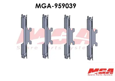 MGA 959039 Balata Saci Set On Mercedes Sprinter W906 Crafter 4 Adet A0014211191