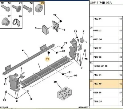 PSA 7427.49 Somun 7427.49