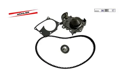 MUHLER ETR1217 Devirdaimli Triger Seti Kango - Megane  E7j-K7j  1.4-1.6 770147702