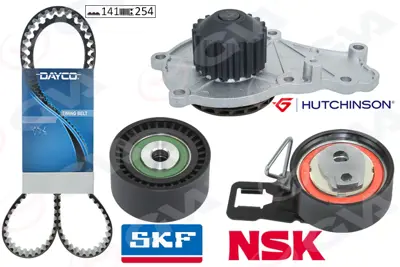 GVA 59WPK4332 Devirdaimli Eksantrik Gergi Kiti 141 Diş P207-P2 AV6Q8B596AB 1613561980