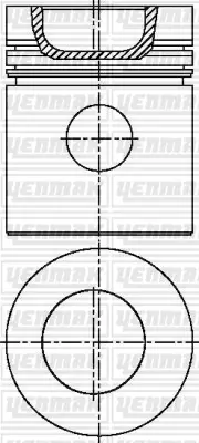 YENMAK  31-03848-000 Piston-Segman Q98.48mm Std-Perkins-Ad 4.236-D 39 