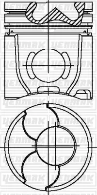 YENMAK  31-04048-000 Piston-Segman Q92.01mm Std-Volvo-Ad 31 Xd.Tamd 3 