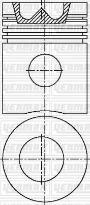 YENMAK  31-04050-000 Piston-Segman Q95.25mm Std-Volvo-D 50 A/B 