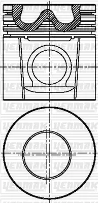 YENMAK  31-04465-100 Piston-Segman Q106.0mm 100-Perkins-1103c-Dd.Dg.1 