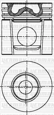 YENMAK  31-04467-050 Piston-Segman Q105.5mm 050-Perkins-1104c-Df-Dc.1 