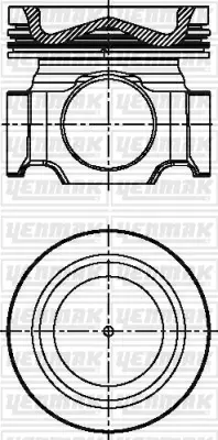 YENMAK  31-04656-000 Piston-Segman Q131.01mm Std-Volvo-Renault Truck- 