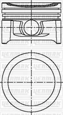 YENMAK 31-04720-050 Motor Piston-Segman 0.50 Smart 600t 1600300317