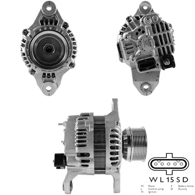 MITSUBISHI  A4TR5891 Alternator 24v 130 Amp Renault V.I. A4TR5891