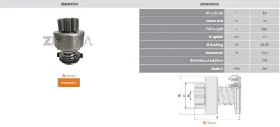 ZEN  1743 10 Dis Ford Cargo F002G20724