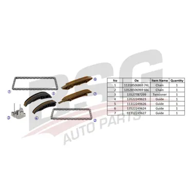 BSG 15-102-042 Eksantrik Zincir Seti 11318506869-13528506969