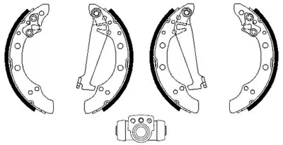 EUROREPAR 1686304580 Fren Balatasi Arka 867698525X