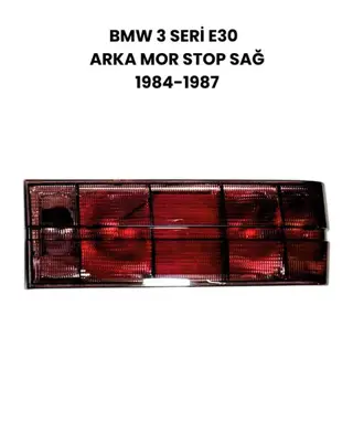 İthal 182020042 Stop Lambasi Sag Hella Black Bmw E30 82> 62138 63211386942 7001420124 63211386090 570702 29651801 50127619 319311144 82842292 2006881