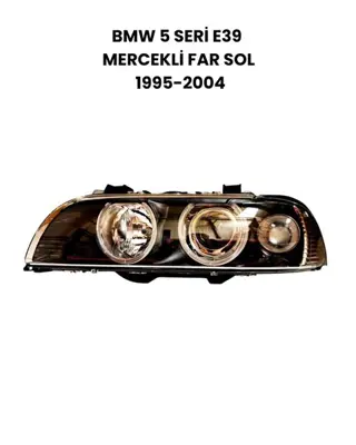 İthal 182020129 Komple Far Sol (Siyah) Beyaz Sinyal Bmw E39  63126902425 1EL008053571 63316902425 652027 650125A1 LP192L 20160961 718121601922 1223183 2775845