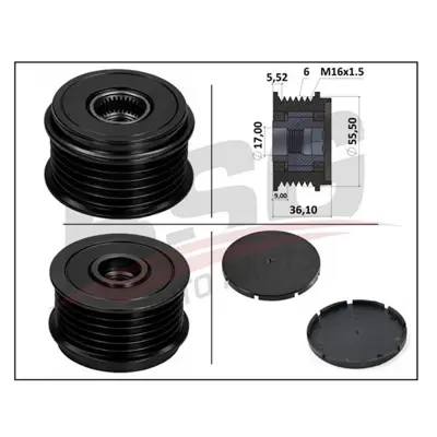 BSG 16-630-001 Alternatör Kasnagi 93743440