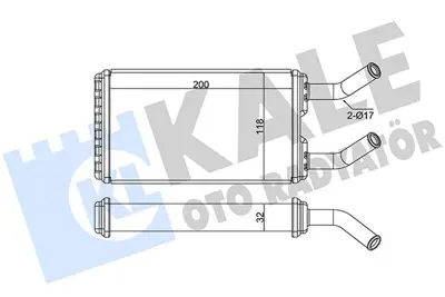 KALE 370590 Kalorifer Radyatörü 2SP819031